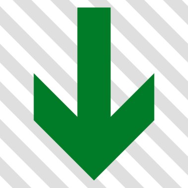 ok aşağı vektör simgesi