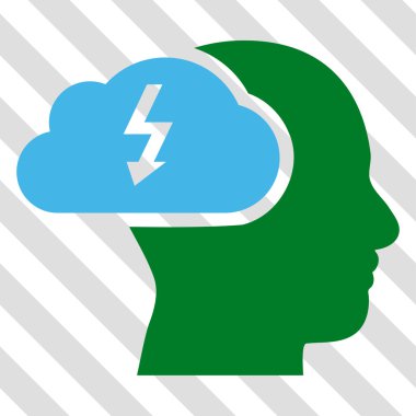 Beyin fırtınası vektör simgesi