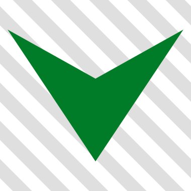 Vektör simgesi aşağı ok ucu