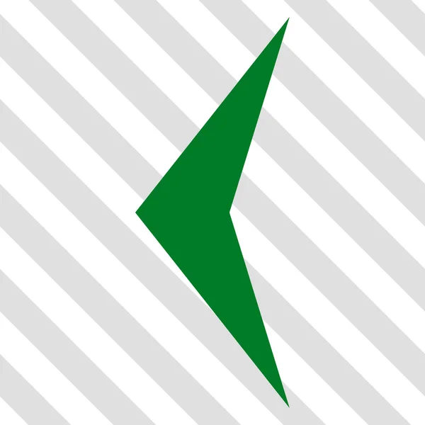Icono del vector izquierdo de la punta de flecha — Archivo Imágenes Vectoriales