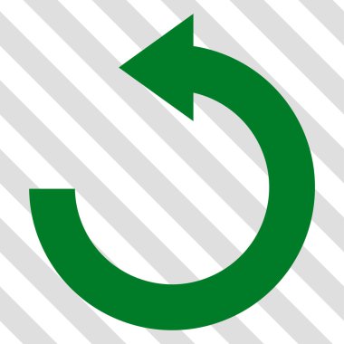 Döndürme sol vektör simgesi