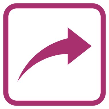 Vektör simgesi bir çerçeve içinde Yinele