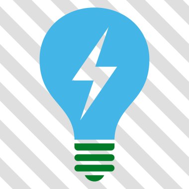 Elektrikli ampul vektör simgesi