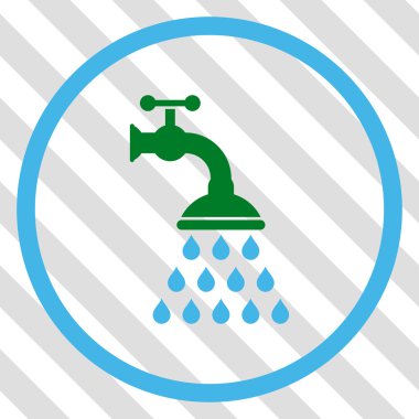 Duş musluk vektör simgesi