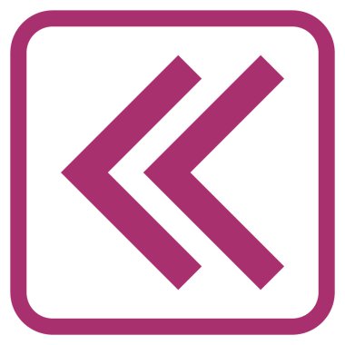 Shift Sol vektör simgesi bir çerçeve içinde