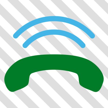 Telefon zil vektör simgesi