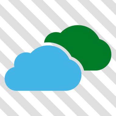 Bulutlar vektör simgesi