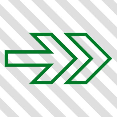 Yöne doğru vektör simgesi