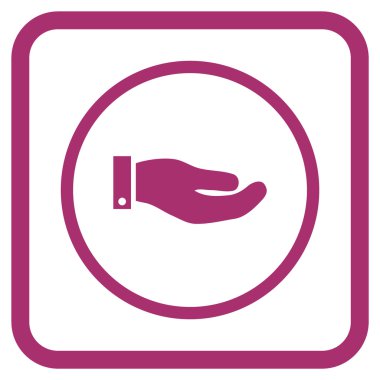 El vektör simgesi bir çerçeve içinde