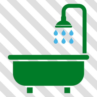 Duş Banyo vektör simgesi