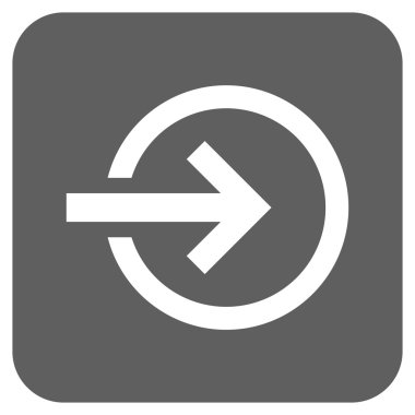 Alma düz kare vektör simgesi