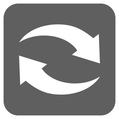 Exchange oklar düz kare vektör simgesi