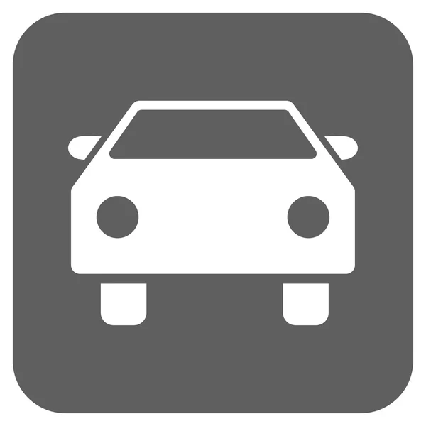 Векторная икона автомобиля в квадрате — стоковый вектор