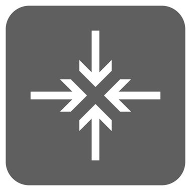 Oklar düz kare vektör simge azaltmak