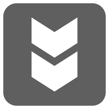 Düz kare vektör simgesi kaydır