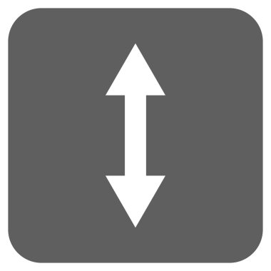 Vektör simge Dikey Çevir düz kare