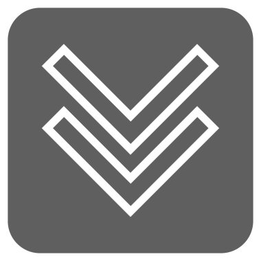 Düz kare vektör simgesi kaydır