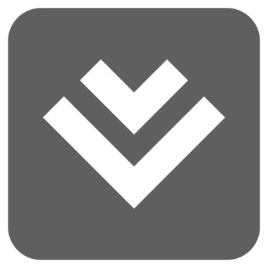 Düz kare vektör simgesi kaydır