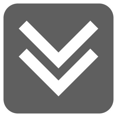 Düz kare vektör simgesi kaydır