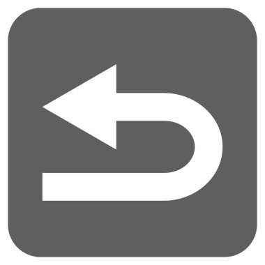 Sol düz kare vektör simge açmak