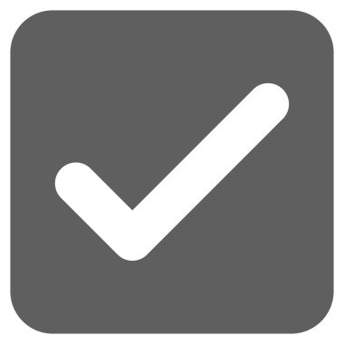 Tamam düz kare vektör simgesi