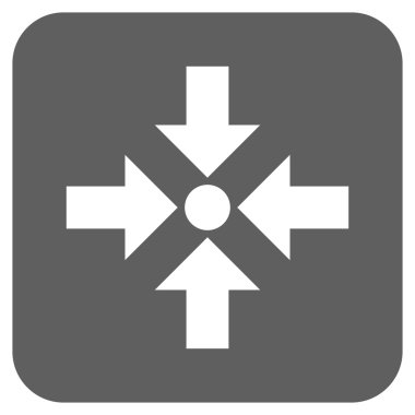 Oklar düz kare vektör simge küçültmek