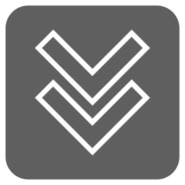 Düz kare vektör simgesi kaydır