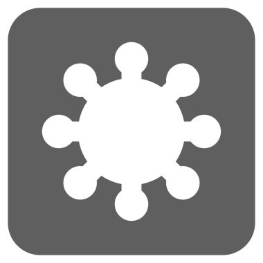 Vites düz kare vektör simgesi