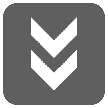 Düz kare vektör simgesi kaydır