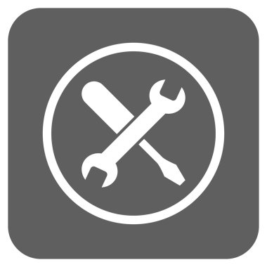 Düz kare vektör simge ayarlama