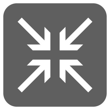 Oklar düz kare vektör simge collide