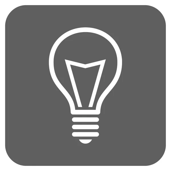 Lampa lampa platt kvadrerade vektor Icon — Stock vektor