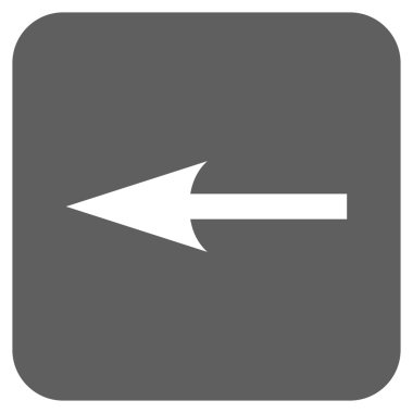 Keskin ok düz yaptı vektör simgesi kare