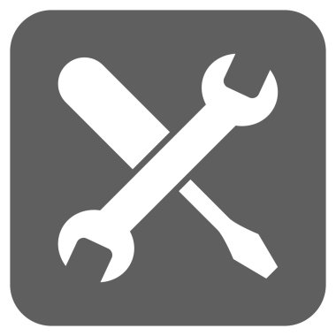 Düz kare vektör simge ayarlama