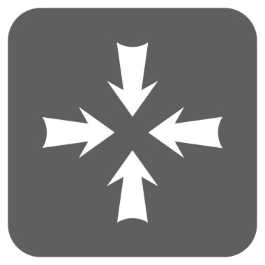 Oklar düz kare vektör simge azaltmak