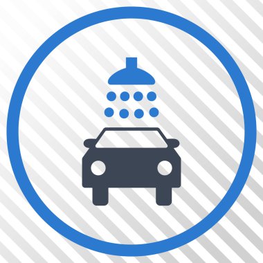 Araba duş vektör simgesi