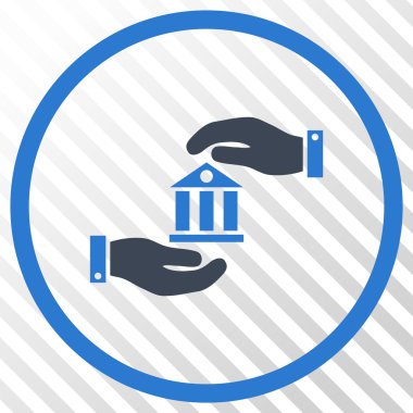 Banka hizmet vektör simgesi