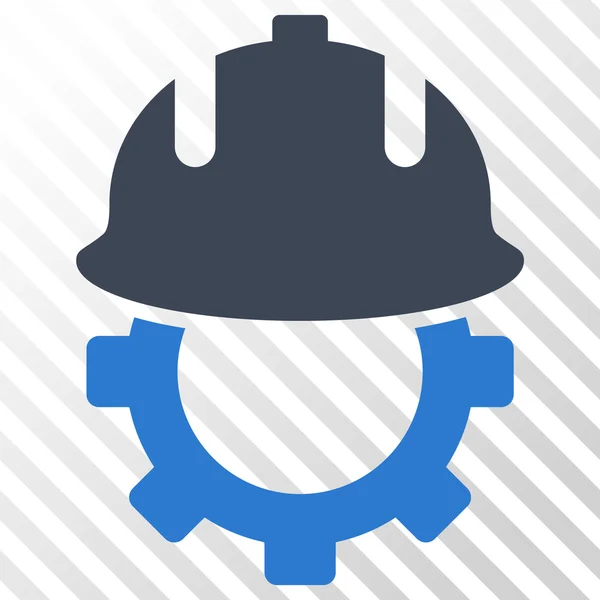 Vývoj helmu vektorové ikony — Stockový vektor
