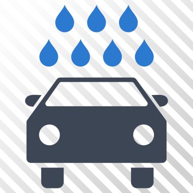 Araba duş vektör simgesi