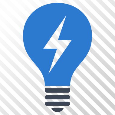 Elektrikli ampul vektör simgesi