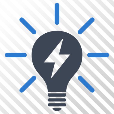 Elektrik ışık ampul vektör simgesi