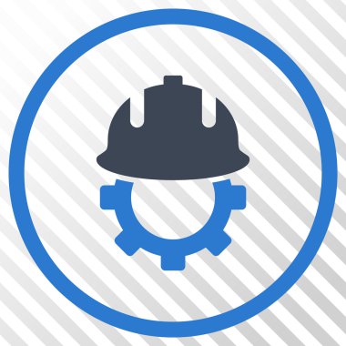 Geliştirme kask vektör simgesi