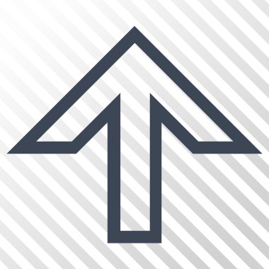 Yukarı Oklu Vektör Simgesi