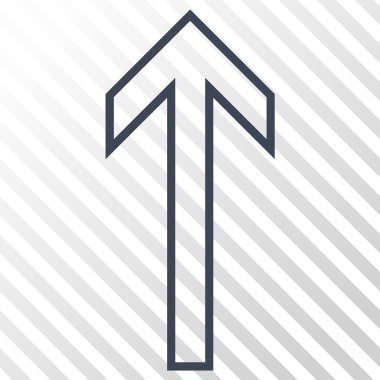 Yukarı Oklu Vektör Simgesi