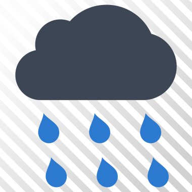 yağmur bulutu vektör simgesi