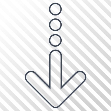 Aşağıya vektör simgesi gönder