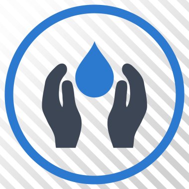 Su bakım vektör simgesi