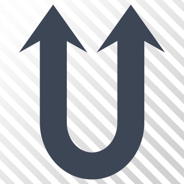 Çift ileri ok vektör simgesi