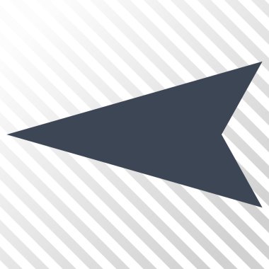 Ok ucu sol vektör simgesi