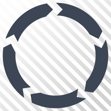 Dolaşım vektör simgesi